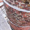 skrócenie spoinowanie  zabezpieczenia antykorozyjne  wykonanie zelbetonowego wienca wymiana instalacji odgromowej